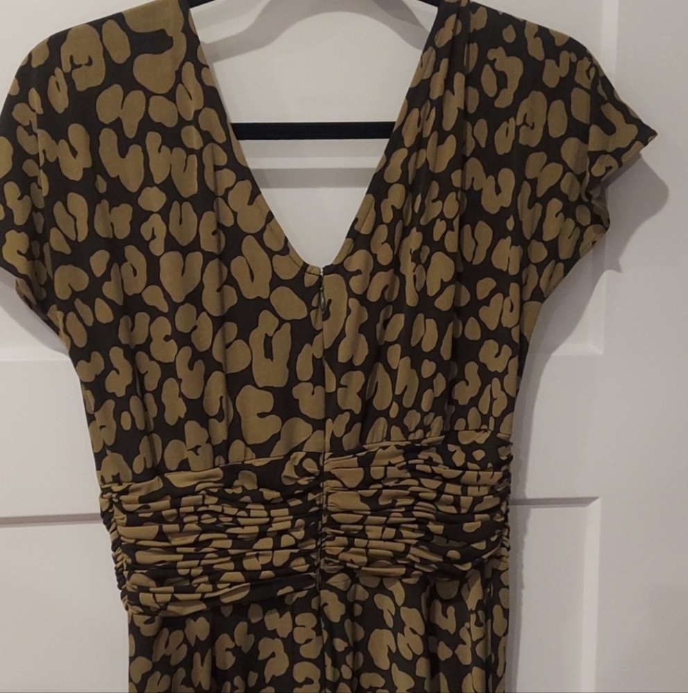 BUNDLE of TWO Chadwicks Dresses, Faux Wrap Style and Shirred Waist